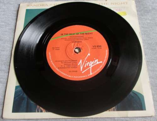 SANDRA - IN THE HEAT OF THE NIGHT (VS656) 45 RPM RECORD - S11