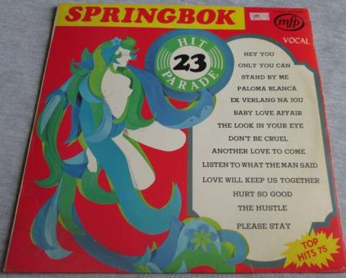1975 SPRINGBOK HIT PARADE NO. 23 (MFP 54699) VINYL LP RECORD - S39