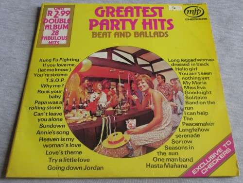 1975 GREATEST PARTY HITS VOL. 1 / VOL. 2  (MFP54646) x2 VINYL LP RECORDS - S54