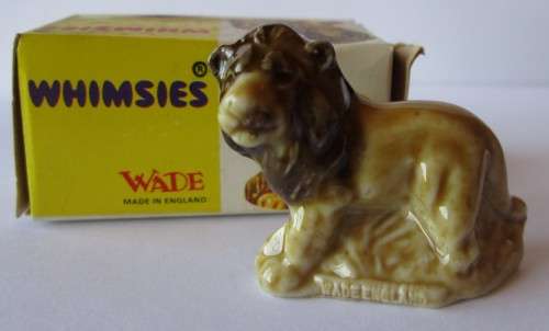 LION WADE ENGLISH WHIMSIES - SET FOUR - YELLOW BOX 1973 (SEE DESCRIPTION - KS43)