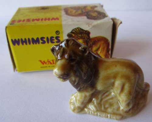 LION WADE ENGLISH WHIMSIES - SET FOUR - YELLOW BOX 1973 (SEE DESCRIPTION - KS43)