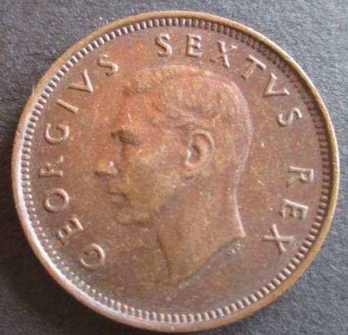 1/4 PENNY (FARTHING) 1948 UNION OF SOUTH AFRICA COIN - C1887
