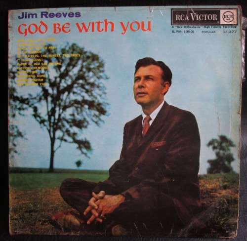 JIM REEVES - 1959 GOD BE WITH YOU (LPM 1950) LP RECORD - S67