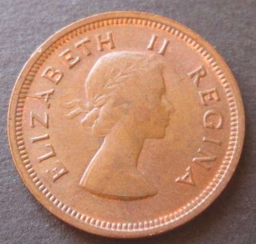 1/4 PENNY (FARTHING) 1955 UNION OF SOUTH AFRICA COIN - C2379