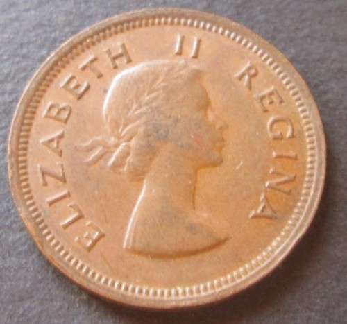 1/4 PENNY (FARTHING) 1955 UNION OF SOUTH AFRCIA COIN - C2389