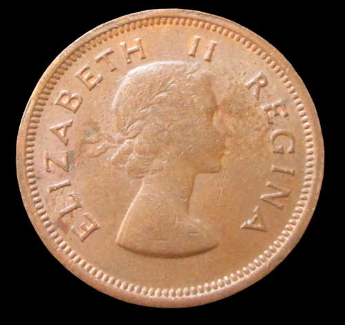 1/4 PENNY (FARTHING) 1958 UNION OF SOUTH AFRICA COIN - C2115