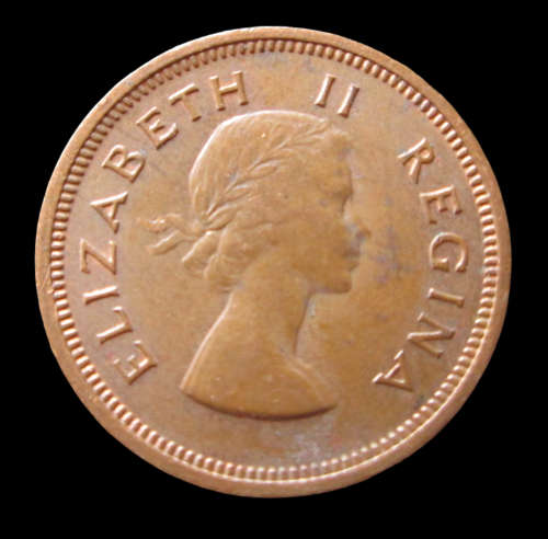 1/4 PENNY (FARTHING) 1959 UNION OF SOUTH AFRCIA COIN - C100