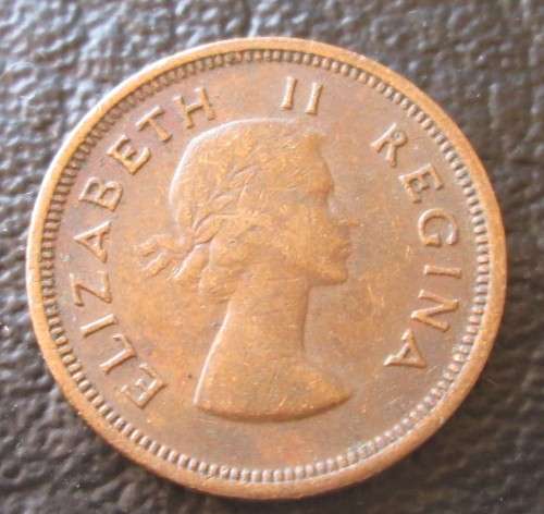 1/4 PENNY (FARTHING) 1958 UNION OF SOUTH AFRICA COIN - C576