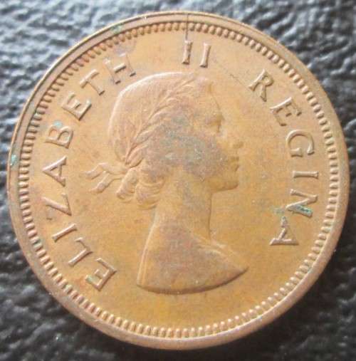 1/4 PENNY (FARTHING) 1957 UNION OF SOUTH AFRICA COIN - C155