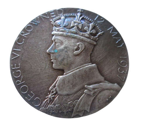 GEORGE VI & ELIZABETH CORONATION MEDAL 12th MAY 1937 - RAK275