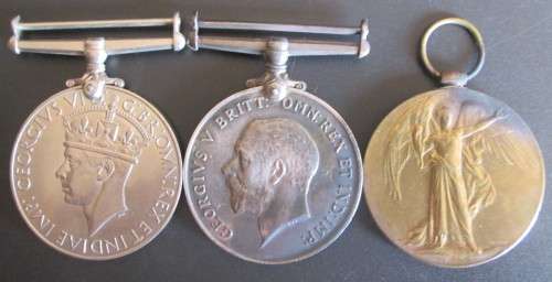 WWI MEDAL SELECTION OF PTE. M. ANTELME No 6280 - 16-LOND.R. - RAK378