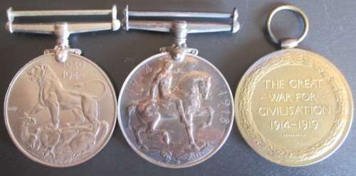 WWI MEDAL SELECTION OF PTE. M. ANTELME No 6280 - 16-LOND.R. - RAK378