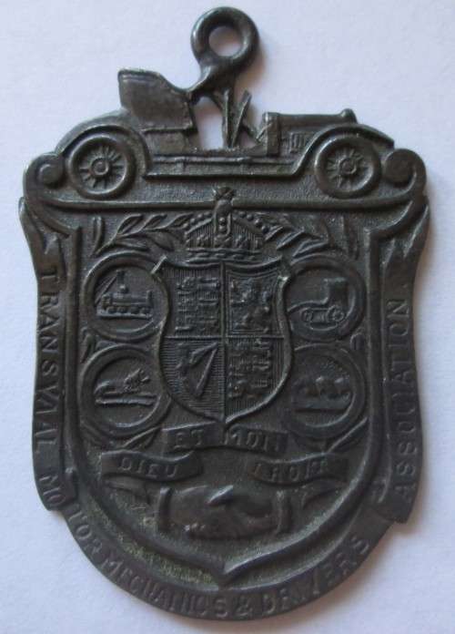 TRANSVAAL MOTOR MECHANICS & DRIVERS ASS. MEDAL / BADGE - RAKM/72