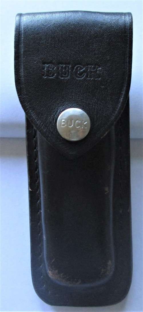 BUCK 110 HUNTER KNIFE WITH ORIGINAL POUCH (HOFFRITZ) - RAK93 (BOXED)