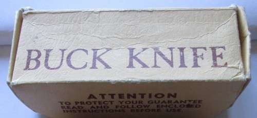 BUCK 110 HUNTER KNIFE WITH ORIGINAL POUCH (HOFFRITZ) - RAK93 (BOXED)