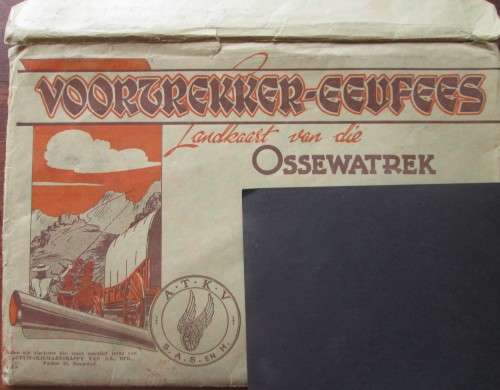 1838 - 1938 VOORTREKKER EEUFEES LANDKAART VAN DIE OSSEWATREK - RAK58