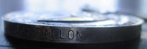 EXEMPLARY SERVICE MEDAL T/CAPT. J.H. GALLON - RAK155