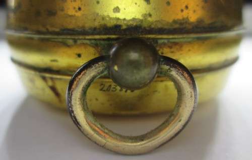 COMPENSATED BRASS CASE BAROMETER WITH ALTIMETER SCALE No 203870 -RAK157