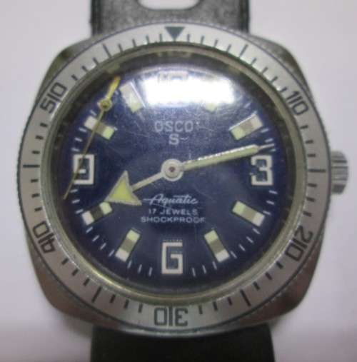OSCO S 17 JEWELS AQUATIC WATCH - RAKW/2