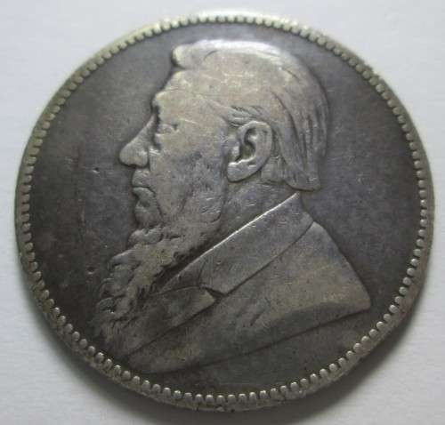 1 SHILLING 1892 ZAR *SILVER* COIN - RAKC/150