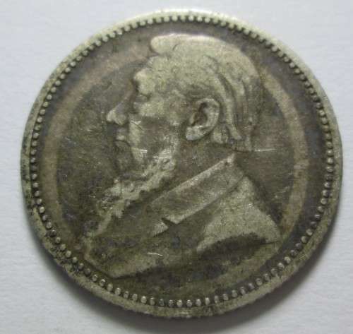 6 PENCE 1893 ZAR *SILVER* COIN - RAKC/129
