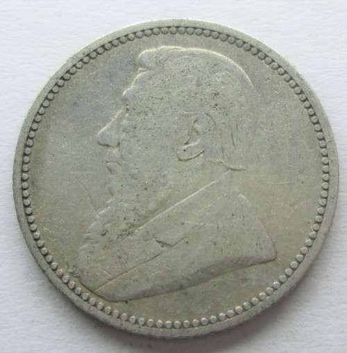6 PENCE 1892 ZAR *SILVER* COIN - RAKC/54