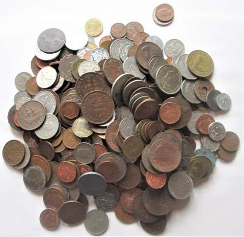 WORLD COINS SCRATCH BOX COINS (2 KILOS) - SC/2