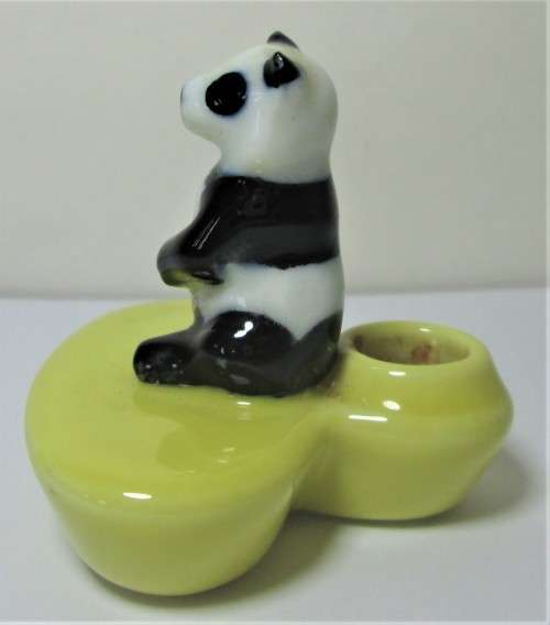 GIANT PANDA WADE ZOO LIGHTS CANDLEHOLDERS FIRST WHIMSIES 1957 - 1962 - NW/29