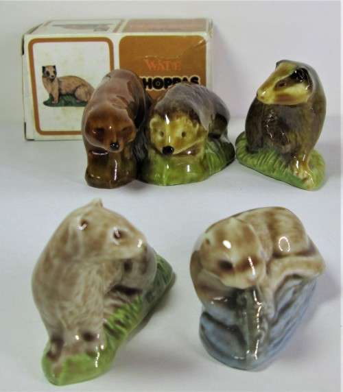 Fox Badger Otter Stoat and Hedgehog 1978 to 1981