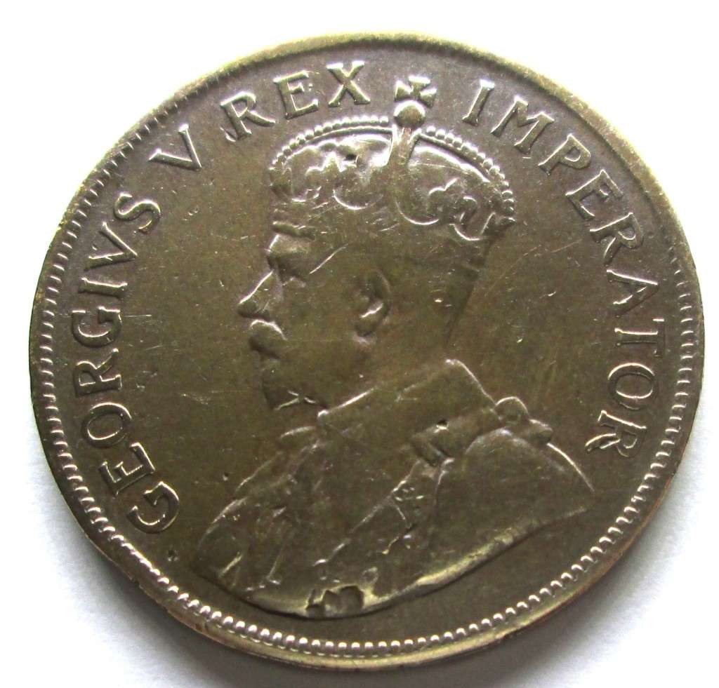 1929 PENNY UNION OF SOUTH AFRICA COIN - SC/94