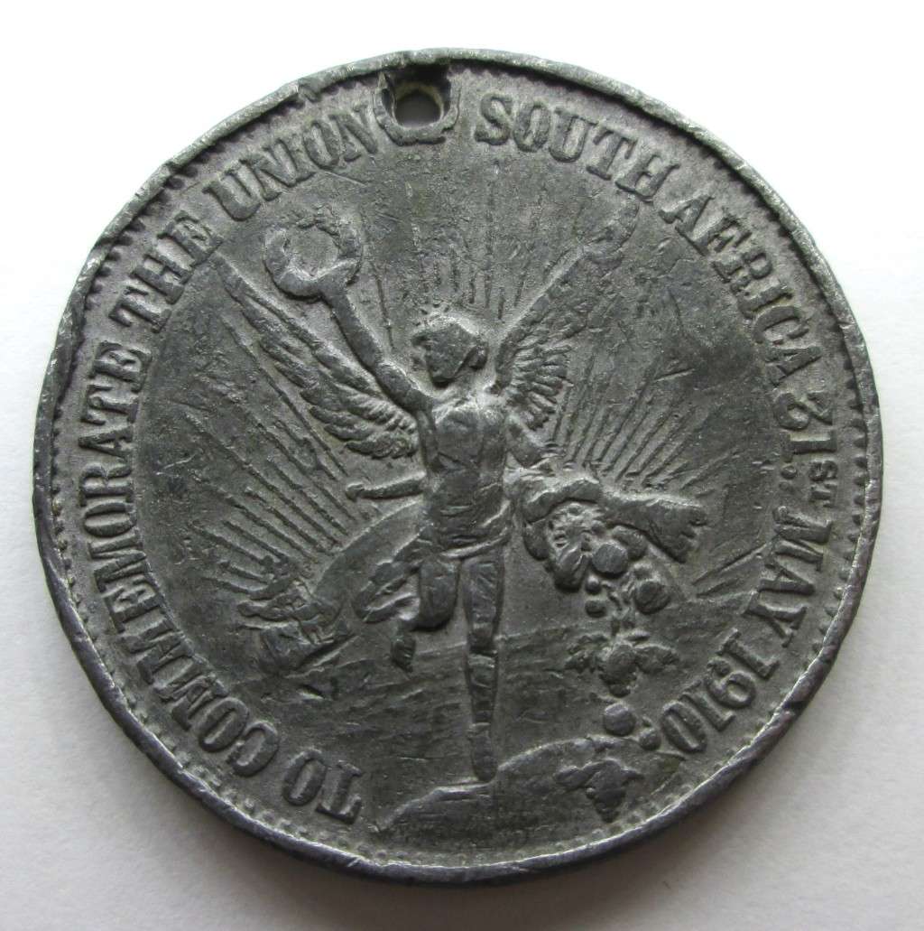 1910 MAY 31st TO COMMEMORATE THE UNION OF SOUTH AFRICA MEDAL - SC/67