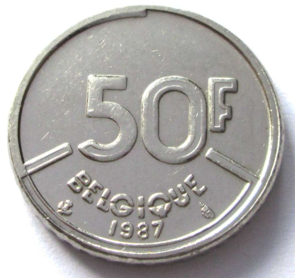 1987 Belgium 50 Francs