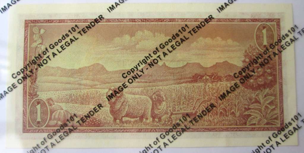 One Rand Republic of South Africa Serial Nr A732 357177