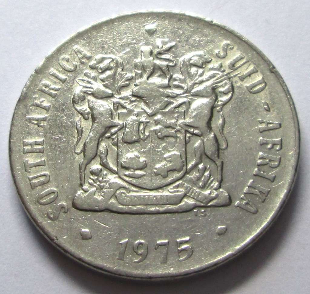 1975 Republic of South Africa 50 Cents
