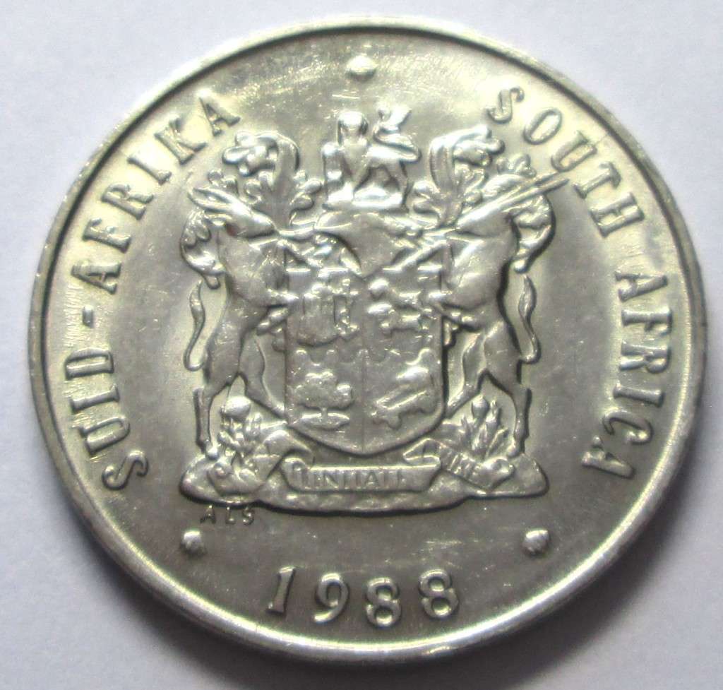 1988 Republic of South Africa 20 Cents