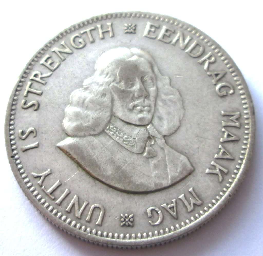 1962 Republic of South Africa 20 Cents