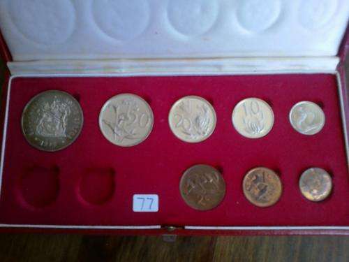 1977 short proof set in long proof box