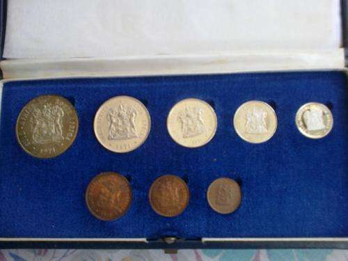 South African 1971 proof set