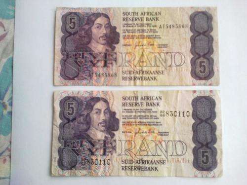 2 R5 notes 1981 & 1989