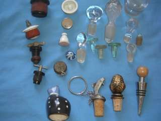 Assorted Vintage and Novelty Stoppers.