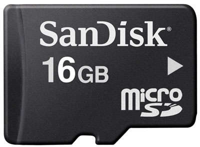 SANDISK 16GB MICRO SD CARDS