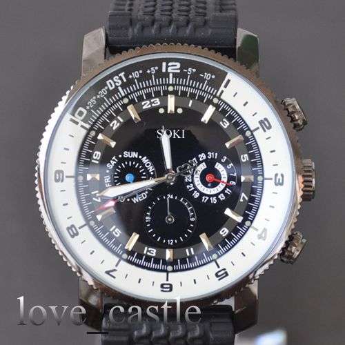 New SOKI Automatic Mens Mechanical Wrist Band Watch 74