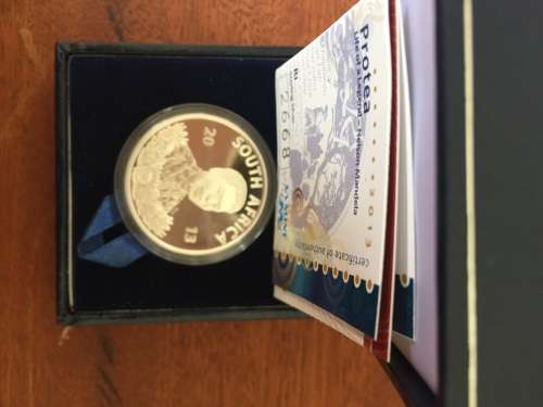 2013 MANDELA R1 PROOF COIN