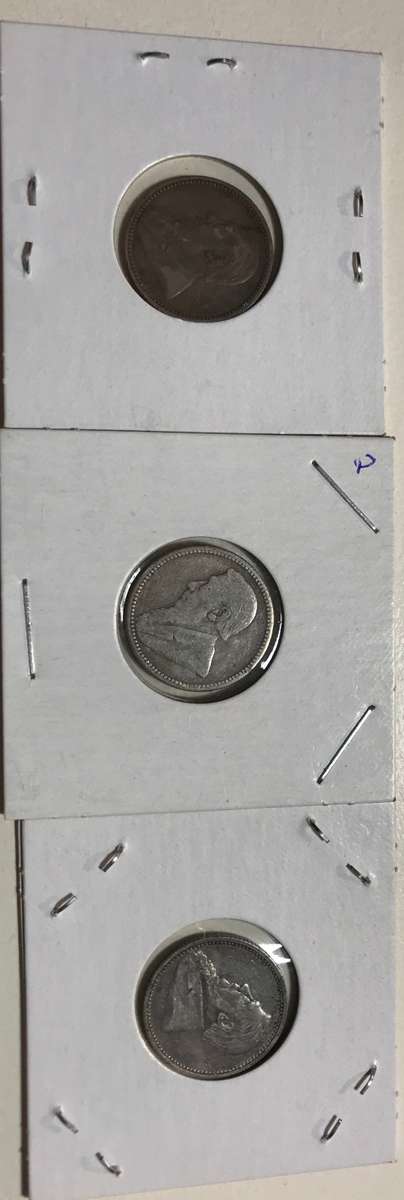 1892, 1893 & 1894 Sixpence