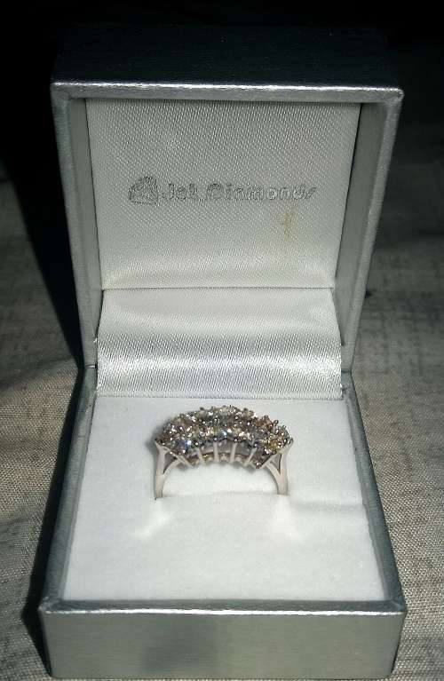 Bargain!! Beautiful Cut White Gold Daimond Rings Lot-x3 [R140177.00]