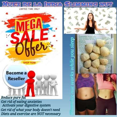Bulk Buyer's & Resellers - NUEZ DE LA INDIA SLIMMING NUT!!! {12 Nuts per Packet}
