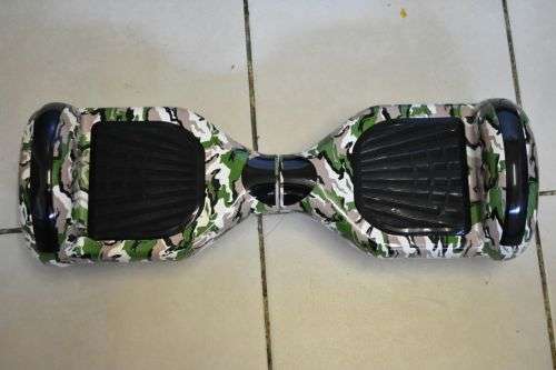 HOVERBOARD 6.5" WITH BLUETOOTH AND LED LIGHTS,PLAIN BLACK & WHITE FLAG & CAMOUFLAGE COLORS