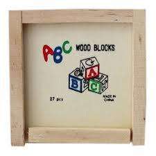 27pcs Wood Blocks