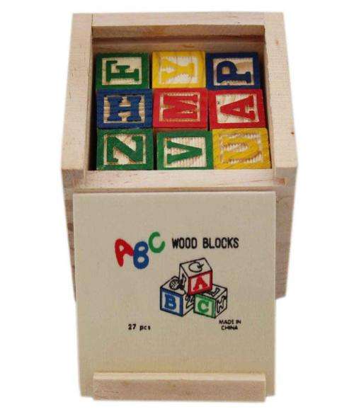 27pcs Wood Blocks