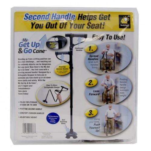 Second Handle Helps Get You Out Of Your Seat My Get Up And Go Cane